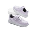 Tonny Black Çocuk Unisex Termo Taban Cırtlı Lastik Bağcıklı Spor Ayakkabı, 28, TBTMKD030, Lila, Unisex Çocuk
