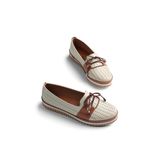 Tonny Black Kadın Günlük Ayakkabı Delikli Fiyonk Detaylı Slip-On Kaymaz Düz Taban Rahat Yazlık Loafer Babet