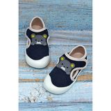 Tonny Black Kız Çocuk Lacivert Ayıcık Detaylı Rahat Kalıp Ilk Adım Sneaker