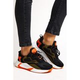 Tonny Black Spor Ayakkabı V2901 - Siyah - Turuncu