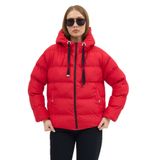 Tonny Black Su İtici Şişme Mont, S, TBMNT005, Kırmızı, Kadın