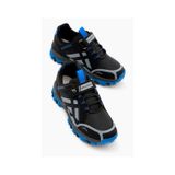 Tonny Black Termo Taban Su İtici Kumaş Cırtlı Çocuk Unisex Siyah Sax Trekking Ayakkabı Tbtmkd025 Siyah Sax