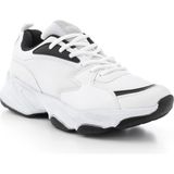 Tonny Black Tonnyblack Unisex Spor Ayakkabı Suni Deri Beyaz Siyah Düz Tabanlı Şık ve Rahat