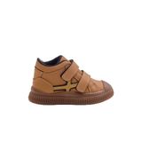 Tonny Black Unisex Çocuk Esnek Termo Taban Çift Cırtlı Şerit Desenli Günlük Kışlık Outdoor Spor Kısa Bot