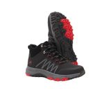 Tonny Black Unisex Siyah Kırmızı Rahat Kalıp Bağcıklı Bot, 40, TBALS005, Siyah Kırmızı, Unisex Yetişkin