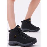 Tonny Black Unisex Siyah Rahat Kalıp Bağcıklı Trekking Bot