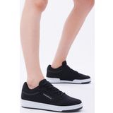 Tonny Black Unisex Siyah Rahat Kalıp Poli Taban Bağcıklı Spor Ayakkabı