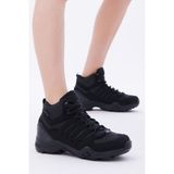 Tonny Black Unisex Siyah Trekking Bot Bağcıklı Tasarım ile Rahat Kalıp ve Kaymaz Taban Özelliği