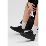 Tonny Black Unisex Spor Ayakkabı Rahat Kalıp Poli Taban Bağcıklı Sneaker Hafif Düz Taban Günlü