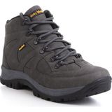 Tonny Black Unisex Su Geçirmez Deri Trekking Bot – Bağcıklı, Kaymaz Tabanlı, Füme Renk, Outdoor Kullanıma Uygun