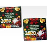 Tonti Ponti Kişiye Özel 2'li Kare Yılbaşı Çikolatası - 125 gr