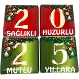 Tonti Ponti Tonti PONTI,2025 Yılbaşı Hediyesi 4'lü Kare Çikolata Kutusu