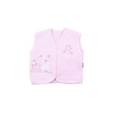 Tonton Unisex Bebek Yelek302,Pembe 3-6 Ay