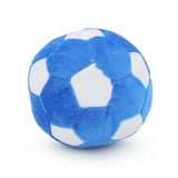 TONYFY Köpek Oyuncakları Topları - Köpekler için Çiğnenebilir Peluş Futbol, Kabarık ile Doldurulmuş Yumuşak Pet Gıcırtılı Top, Dayanıklı Kapalı Açık Köpek Bulmaca Oyuncak, Köpek Yavrusu Küçük ve Orta