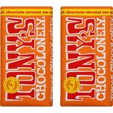 Tony's Chocolonely Karamel Deniz Tuzlu Sütlü Çikolata 180 G x 2 (2'li Paket)