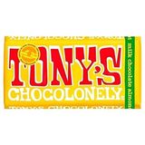 Tony's Chocolonely Vollmilch Honig Mandel Nougat Chocolate Bar 180 G - 1 Adet
