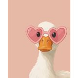 Too Cute to Care: Aesthetic Duck Sketchbook | 110 Blank Pages | Cute & Trendy Notebook for duck Lovers