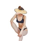 TOO SALTY SWIMWEAR KADIN HALKA AKSESUARLI BRALET BİKİNİ TAKIMI 24S123ST siyah-36