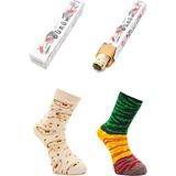 Too'b Renkli Çorap 2 Çift – Dürüm Kebap Desenli Unisex Eğlenceli Çorap Seti | Yılbaşı Çorabı, Doğum Günü & Hediyelik - Karışık - 36 - 40