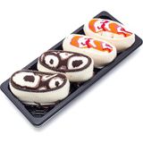 Too'b Sushi Nigiri Ahtapot, Karides Desenli Unisex Renkli Çorap 2 Çift - 41 - 45 - Turuncu