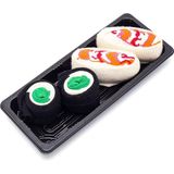 Too'b Sushi Nigiri Karides Maki Salatalık Desenli Renkli Çorap 2 Çift - 41 - 45 - Turuncu - Yeşil
