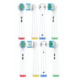 Toocare Oral B Braun Kiwi Ile Uyumlu Elektrikli Yedek Diş Fırçası Başlıkları 8 Adet Yedek Başlık