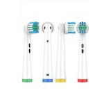 Toocare Şarjlı Diş Fırçası Oral B Uyumlu Braun Kiwi Diş Fırçası Ve Şarjlı Diş Fırçası Başlığı 4 ADET
