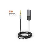 Toocki Aux USB Wireless Bluetooth 5.1 Ses Alıcısı Araç Kiti 3.5mm Jack Dönüştürücü
