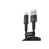 Toocki TQ-X08 1M 2.4A Hasırlı Usb to Lightning PD Hızlı Şarj Kablosu