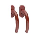 Tool 2 Parça Kahverengi Pvc Pencere Kolu (5433)