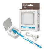 Tool Klean Düzenli Diş UV Diş Fırçası Dezenfektanı - Taşınabilir Akülü UVC Hafif Diş Fırçası Tutacağı Temizleme ve Sanitize Etme için - Ev Banyo Tezgahı ve Seyahat - Duvara Monte Tekli USB Şarj Edilebilir