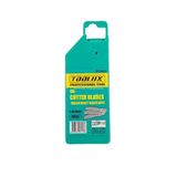 Toolux 18 mm x 0.5 Maket Bıçağı Yedeği – Karbon Çelik Ultra Keskin 7 Kırımlı Kesici Bıçak, Dayanıklı ve Uzun Ömürlü Yedek Uç, Profesyonel Kullanım (10 Adet)