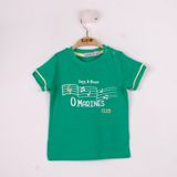 Toontoy Erkek Bebek Marines Baskılı T-Shirt - 6 Ay - Yeşil