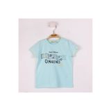 TOONTOY Erkek Bebek Marines Baskılı T-Shirt Mint Yeşili 9 Ay, 9 Ay, 12709-1, Mint Yeşili, Erkek bebek