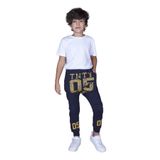 Toontoy Erkek Çocuk 05 Baskılı Şalvar Tipi Eşofman Alt - 6 - 7 Yaş - Lacivert