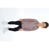 Toontoy Erkek Çocuk 2'li Takım Baskılı Kapüşonlu Cepli Sweatshirt & Beli Paçası Lastikli Cepli Jogger Eşofman Altı - Renk Bloklu & 2 Iplik - Kahverengi