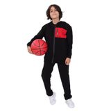 Toontoy Erkek Çocuk 3lü Baskılı Eşofman Takım Kırmızı 10-11 YAŞ