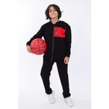 Toontoy Erkek Çocuk 3lü Baskılı Eşofman Takım Kırmızı 6-7 YAŞ