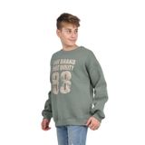 TOONTOY Erkek Çocuk 88 Baskılı Sweatshirt, Koyu Yeşil, 8-9 Yaş