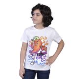 Toontoy Erkek Çocuk Acı Biber Baskılı Tişört Ekru 10 YAŞ