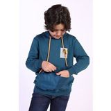 Toontoy Erkek Çocuk Armalı Kapşonlu Sweatshirt