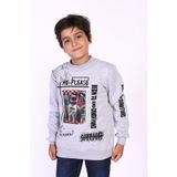 Toontoy Erkek Çocuk Balıkçı Yaka İçi Pamuklu Sweatshirt