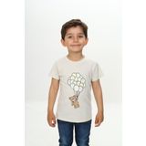 Toontoy Erkek Çocuk Balonlu Ayı Baskılı Tişört