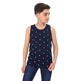 Toontoy Erkek Çocuk Baskılı Atlet Lacivert 13-14 YAŞ
