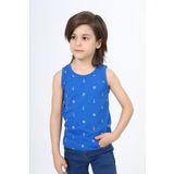 Toontoy Erkek Çocuk Baskılı Atlet Saks 4 YAŞ