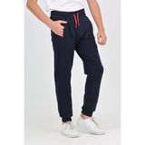 Toontoy Erkek Çocuk Baskılı Beli Paçası Lastikli Cepli Basic Jogger Eşofman Altı - 2 Iplik - 8 - Lacivert