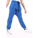 Toontoy Erkek Çocuk Baskılı Beli Paçası Lastikli Cepli Basic Parçalı Eşofman Altı - 2 Iplik - Saks