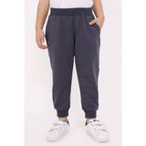 Toontoy Erkek Çocuk Baskılı Beli Paçası Ribanalı Cepli Basic Jogger Eşofman Altı - 2 Iplik - 2 Yaş - Füme