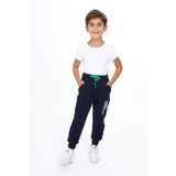 Toontoy Erkek Çocuk Baskılı Eşofman Alt Lacivert 6 YAŞ