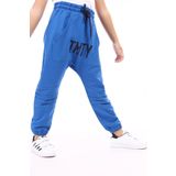 Toontoy Erkek Çocuk Baskılı Eşofman Alt Saks 2 YAŞ